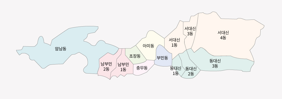 부산서구 행정지도